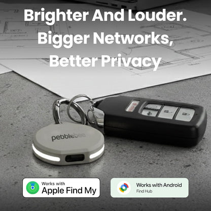 Rechargeable Bluetooth Tracker With 130dB Safety Alert encalife