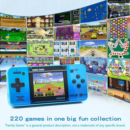 Retro Handheld Game Console With 220 Classic Games encalife