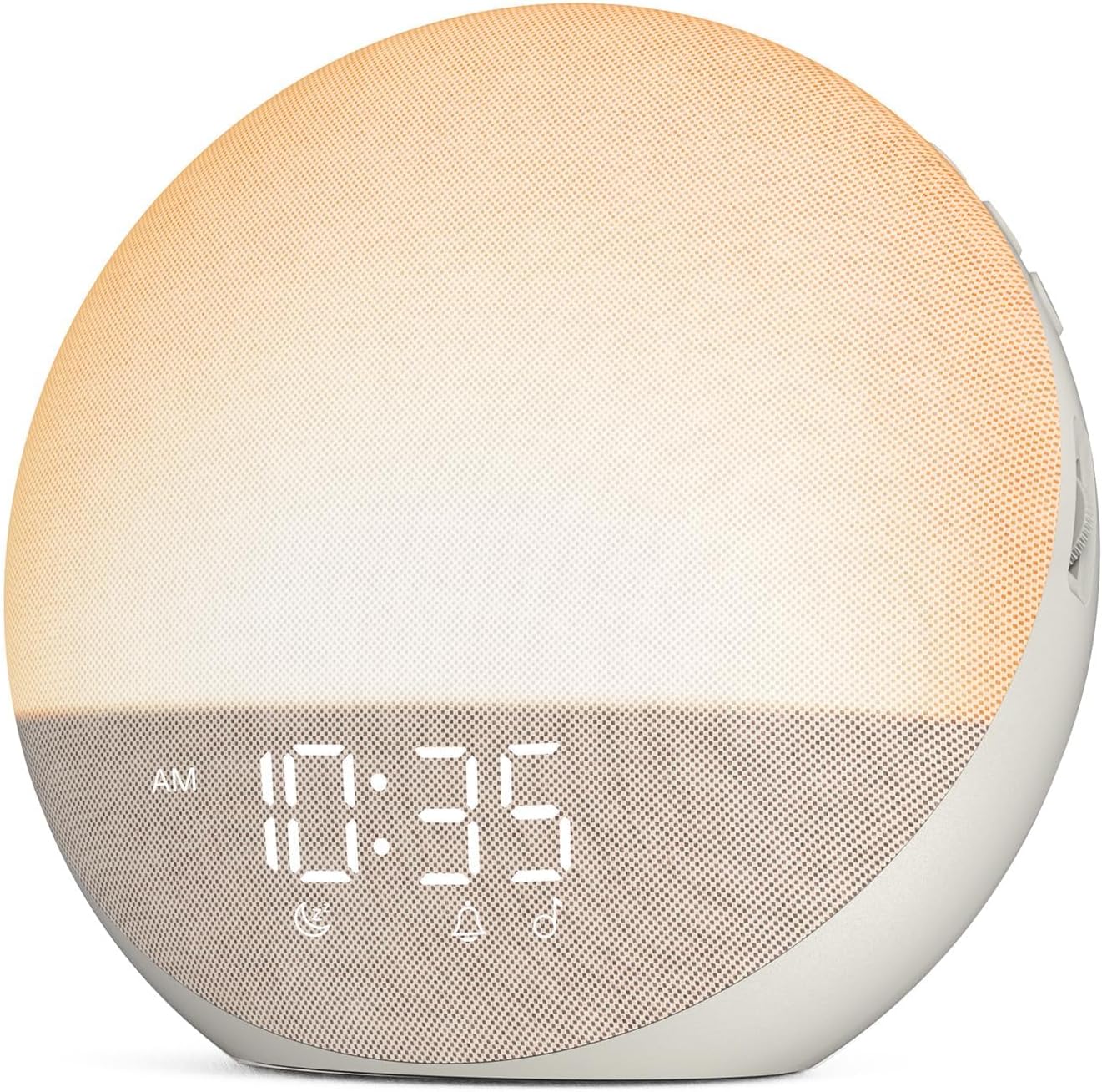 Putty sunrise alarm clock with white noise machine and Bluetooth speaker