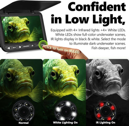 1080P Underwater Fishing Camera Fish Finder Camera encalife