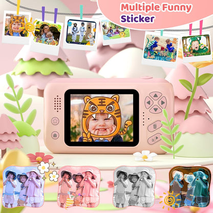Kids Camera for Girls with Tripod &amp; 32GB Card encalife