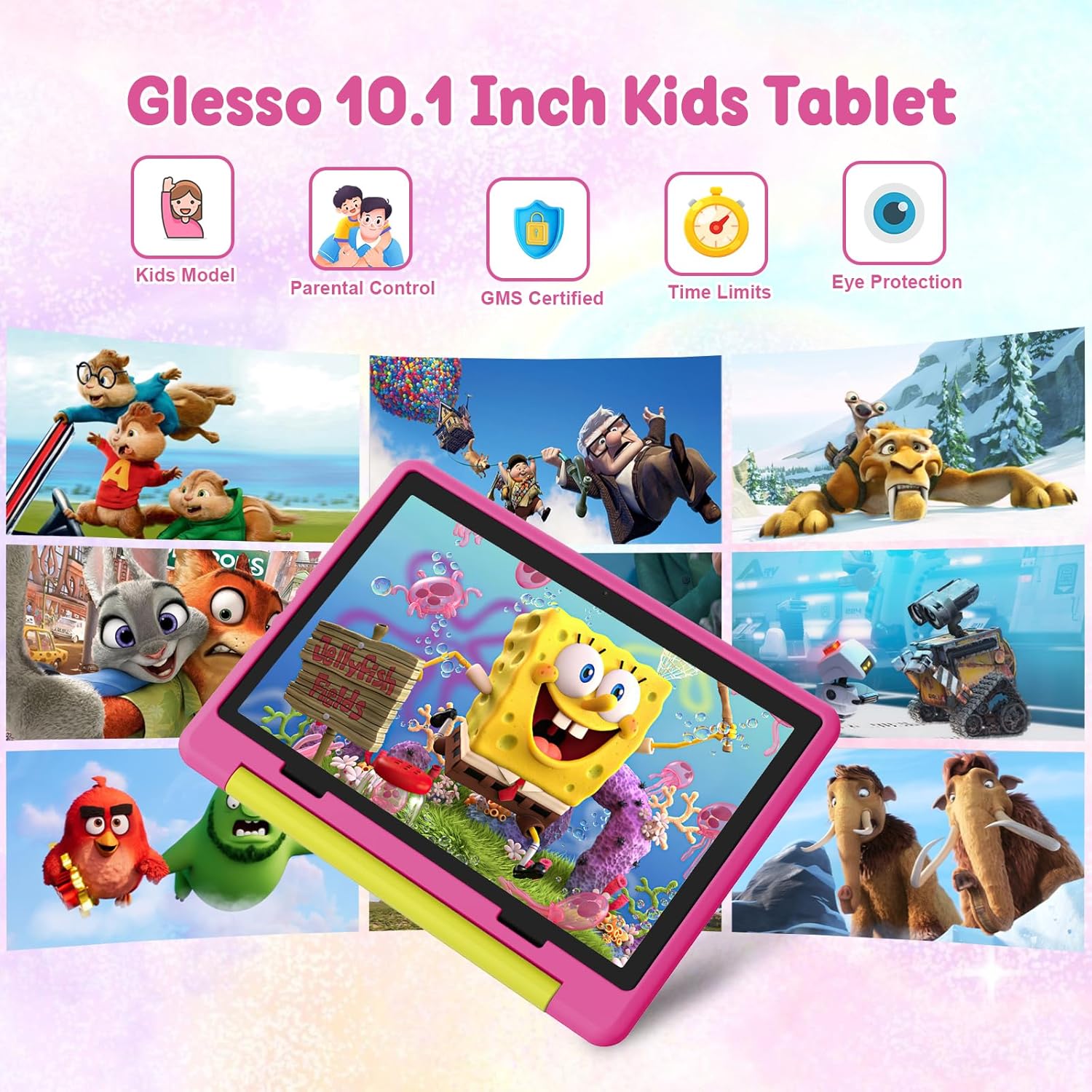 Android 10 Inch Tablet for Kid with Case encalife