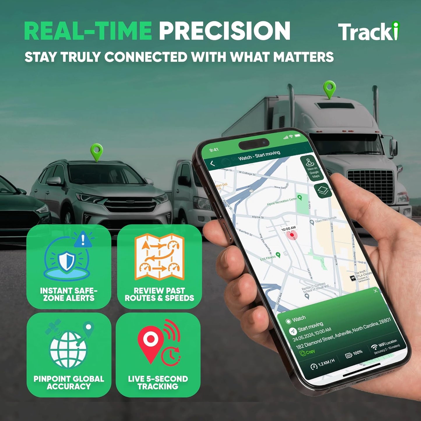 GPS Tracker Real-Time Vehicle Protection encalife