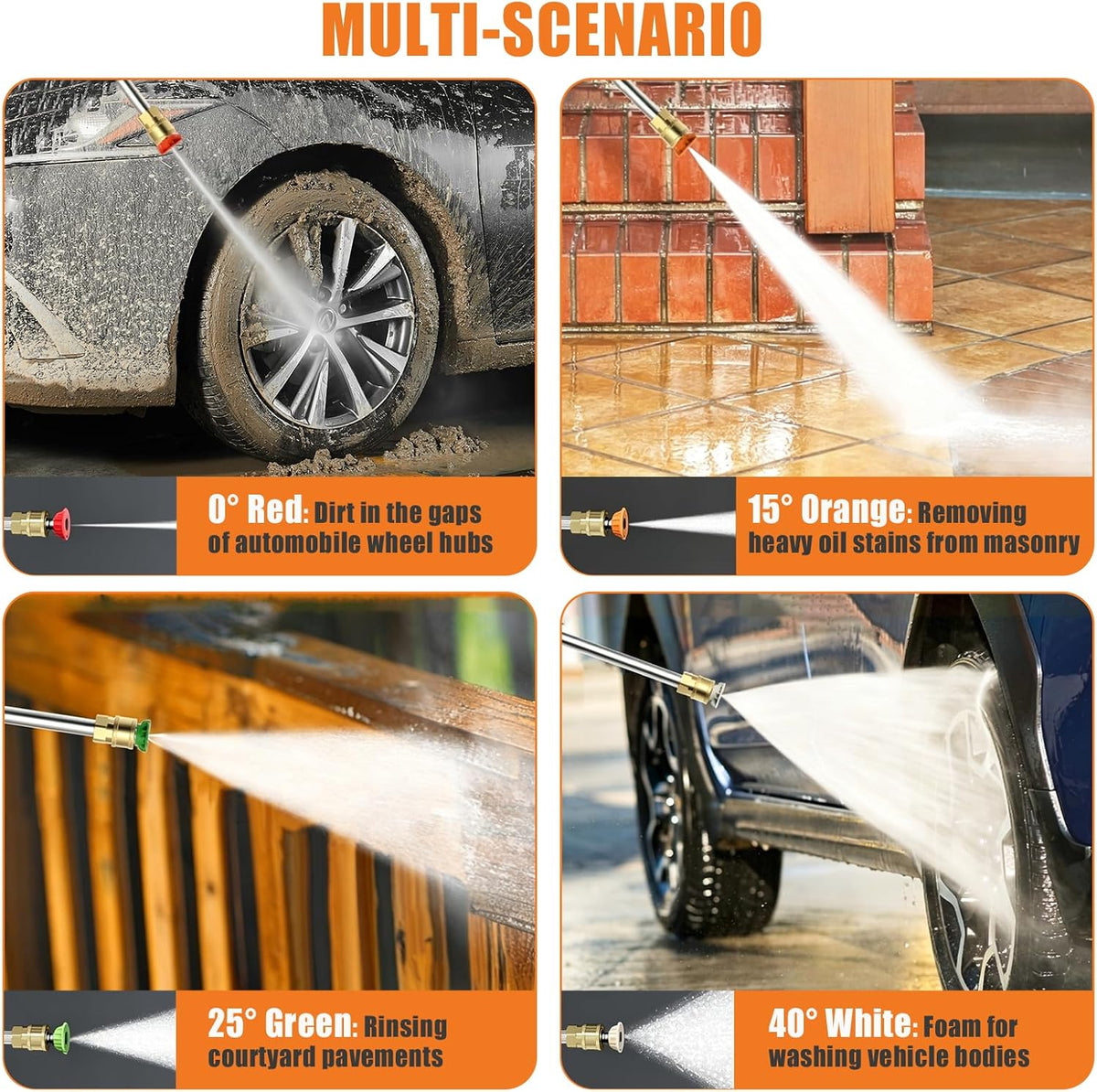 Electric Pressure Washer 4500 PSI, 2.8 GPM encalife