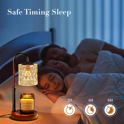 Elegant Dimmable Candle Warmer Lamp With Adjustable Height encalife