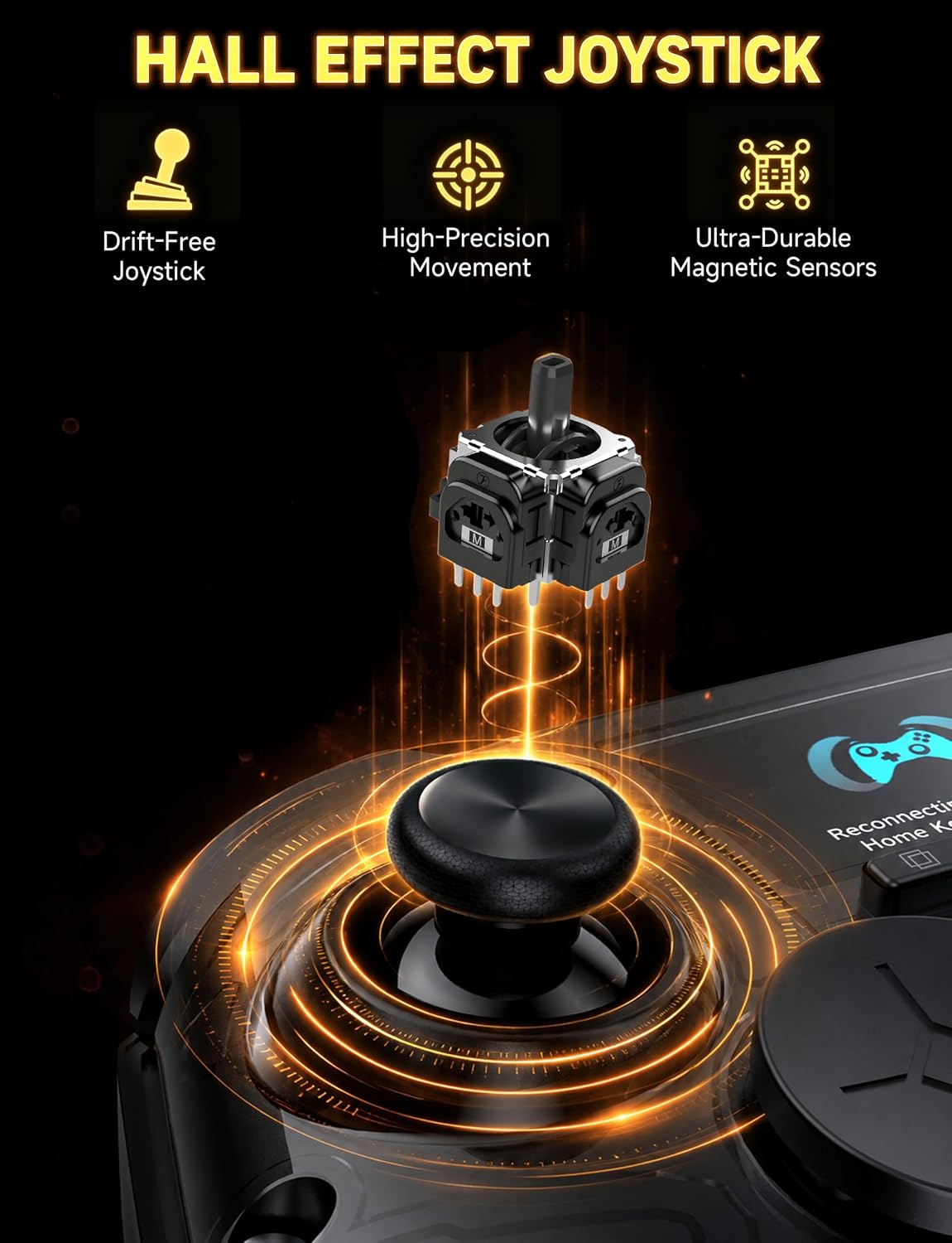 Multi-Platform Gaming Controller With Interactive Screen encalife