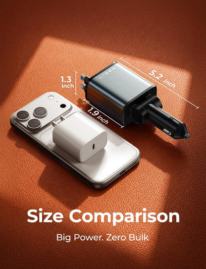 84W Retractable Car Charger 4 in 1 encalife