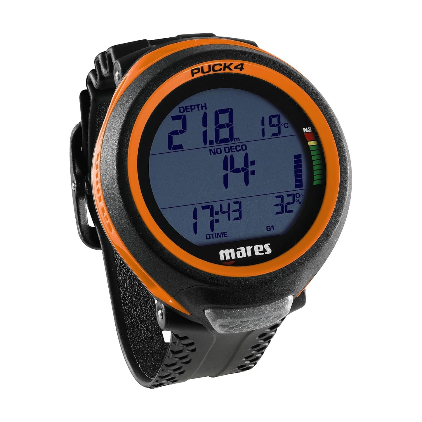 Mares Puck 4 Orange Dive Computer