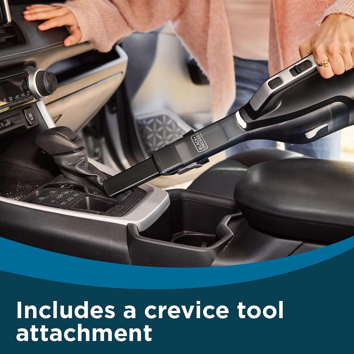 Cordless Handheld Car Vacuum With LED Light encalife