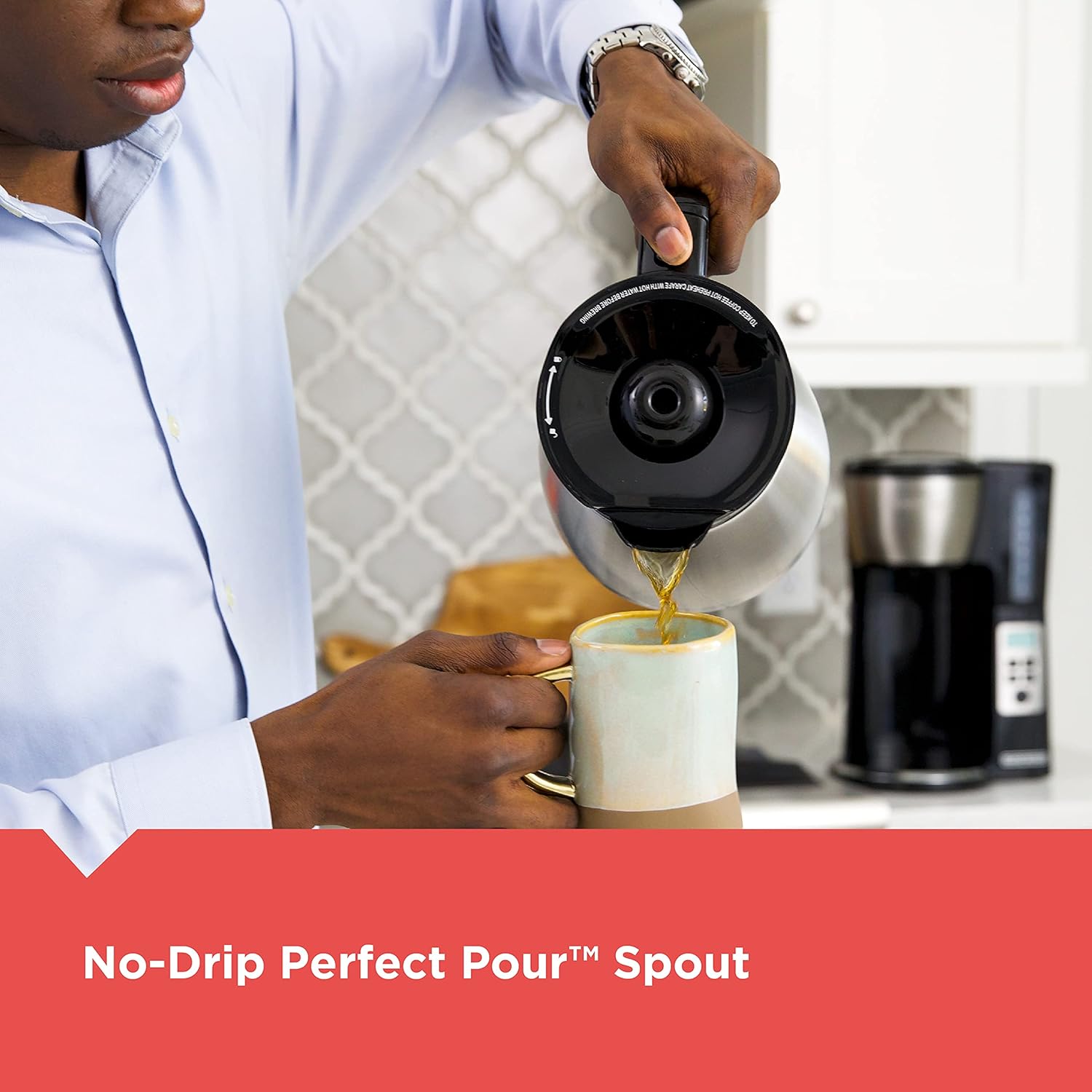 12 Cup Thermal Coffee Maker | Programmable Drip Machine encalife