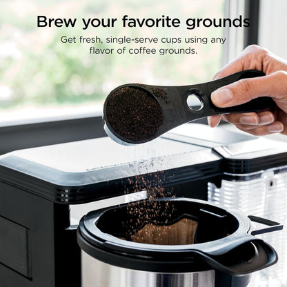 Hot Iced Coffee Maker with Frother encalife