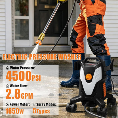 Electric Pressure Washer 4500 PSI, 2.8 GPM encalife