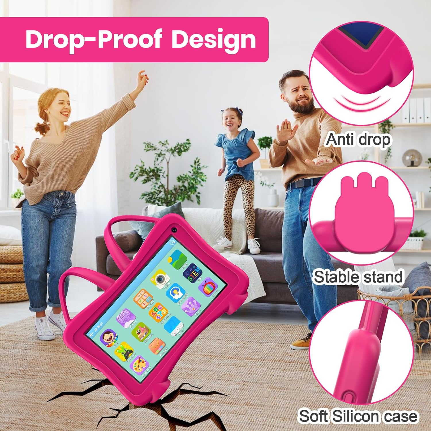 Trayoo Kids Tablet 7 I Toddler Learning Tablet encalife