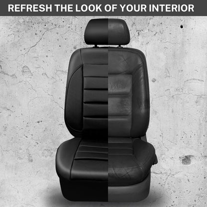Faux Leather Front Car Seat Covers 3D Foam Support encalife