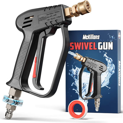 Short Pressure Washer Gun with Swivel Connector