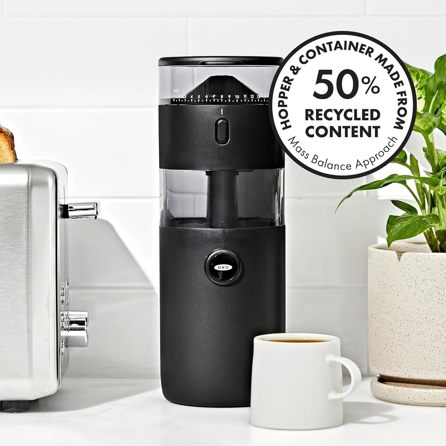 Compact Conical Burr Coffee Grinder encalife