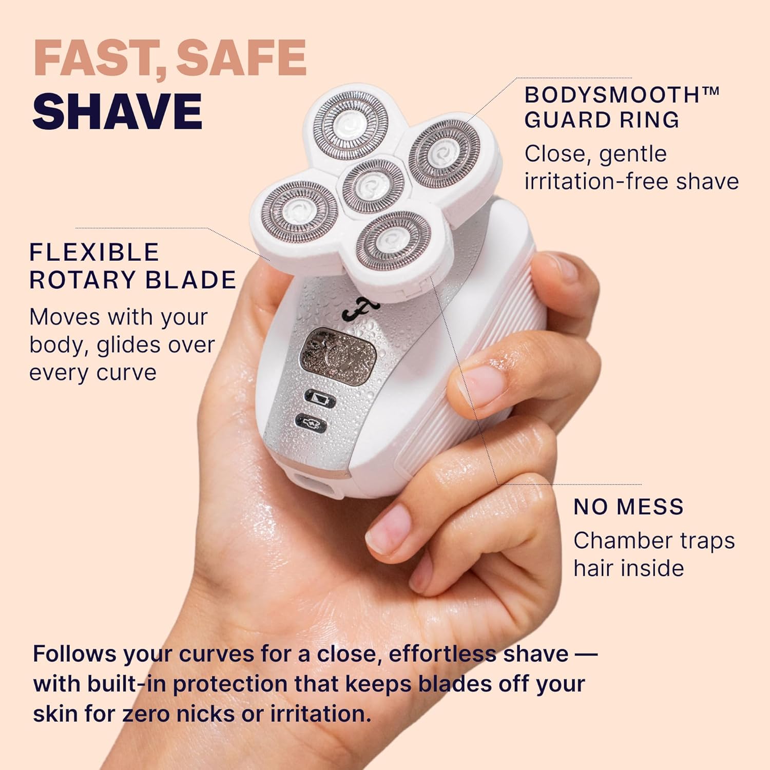 Flex Electric Razor Women Sensitive Bikini Shaver encalife