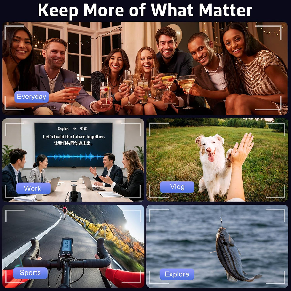 Glasses AI Camera Translation Smart Eyewear encalife