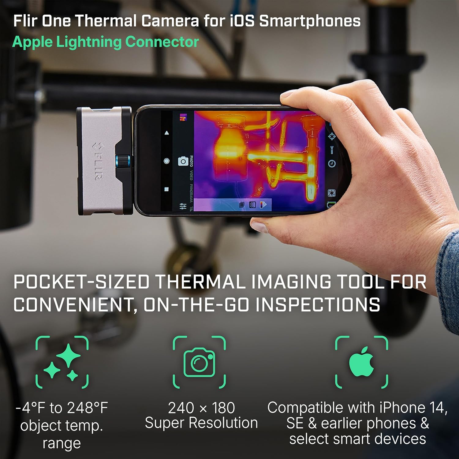 iPhone Thermal Imaging Camera With Super Resolution encalife