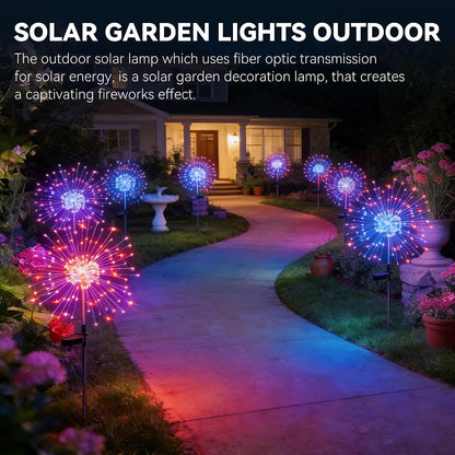 Solar Firework Garden Lights With 8 Lighting Modes encalife