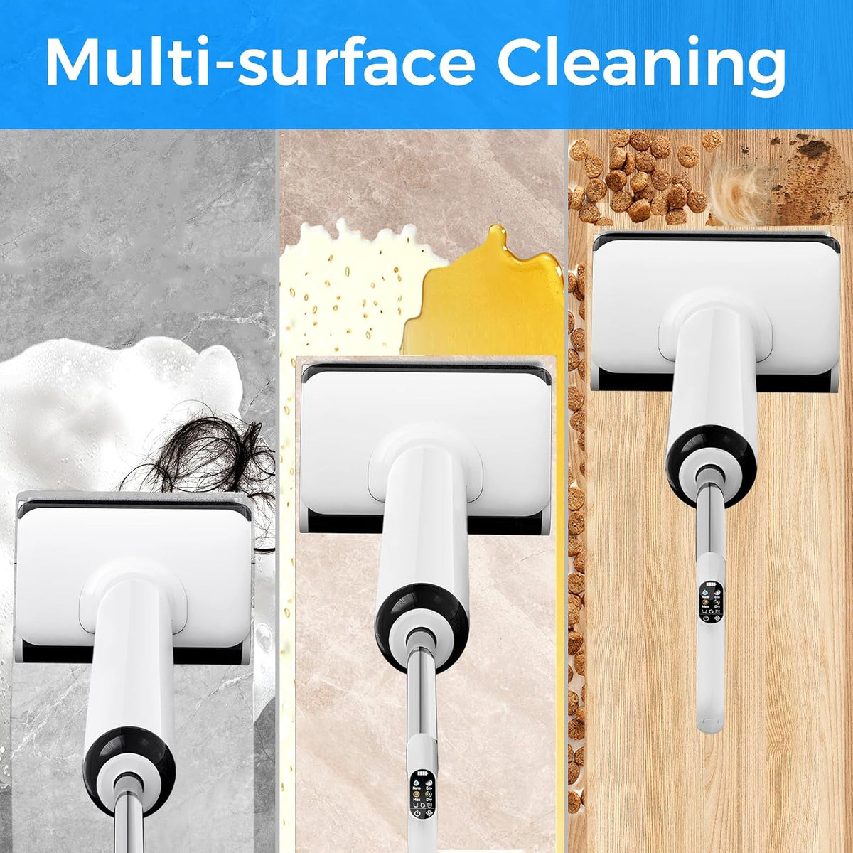 Cordless Wet Dry Vacuum Mop Cleaner encalife