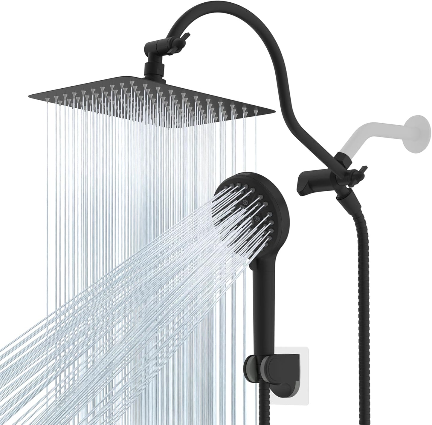 10” High Pressure Rainfall Shower Head I Combo Set