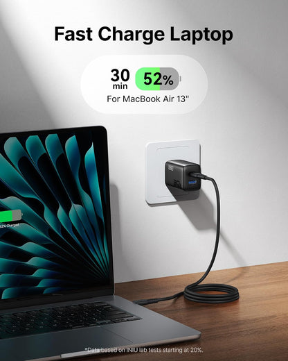 Mini 30W GaN USB-C Fast Charger With Cable encalife