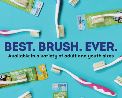 Soft Bristle Flossing Toothbrush 4-Pack encalife