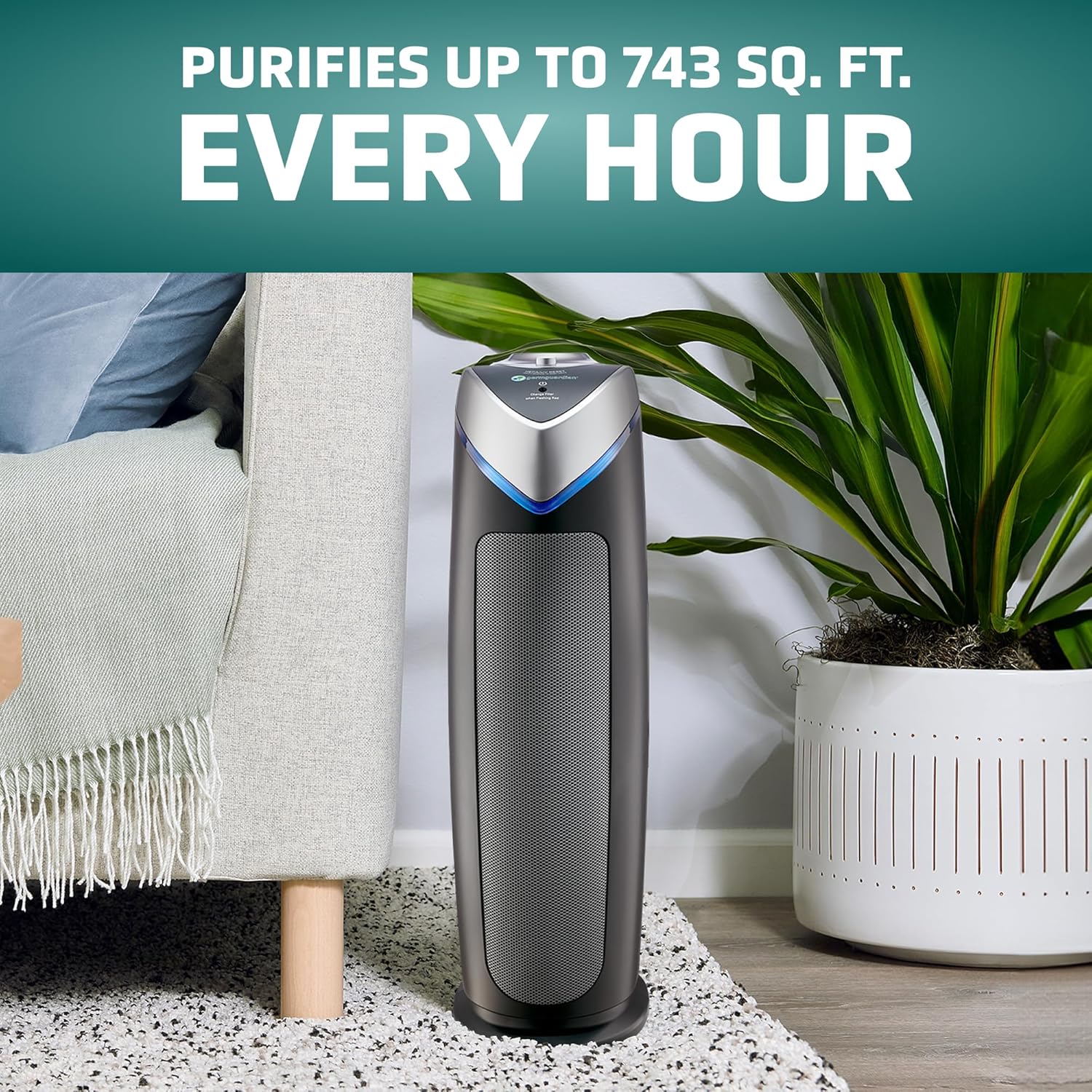 Large Room HEPA Air Purifier | UV & Odor Control encalife