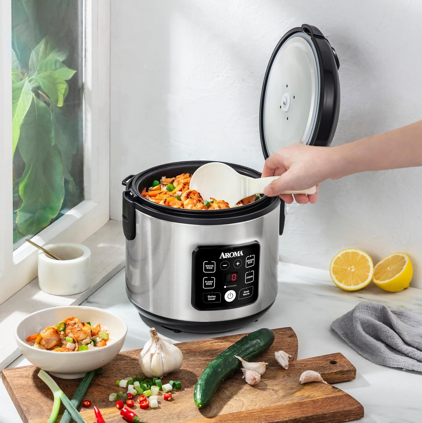 AROMA CoreCoat I Rice Cooker 4-Cup encalife