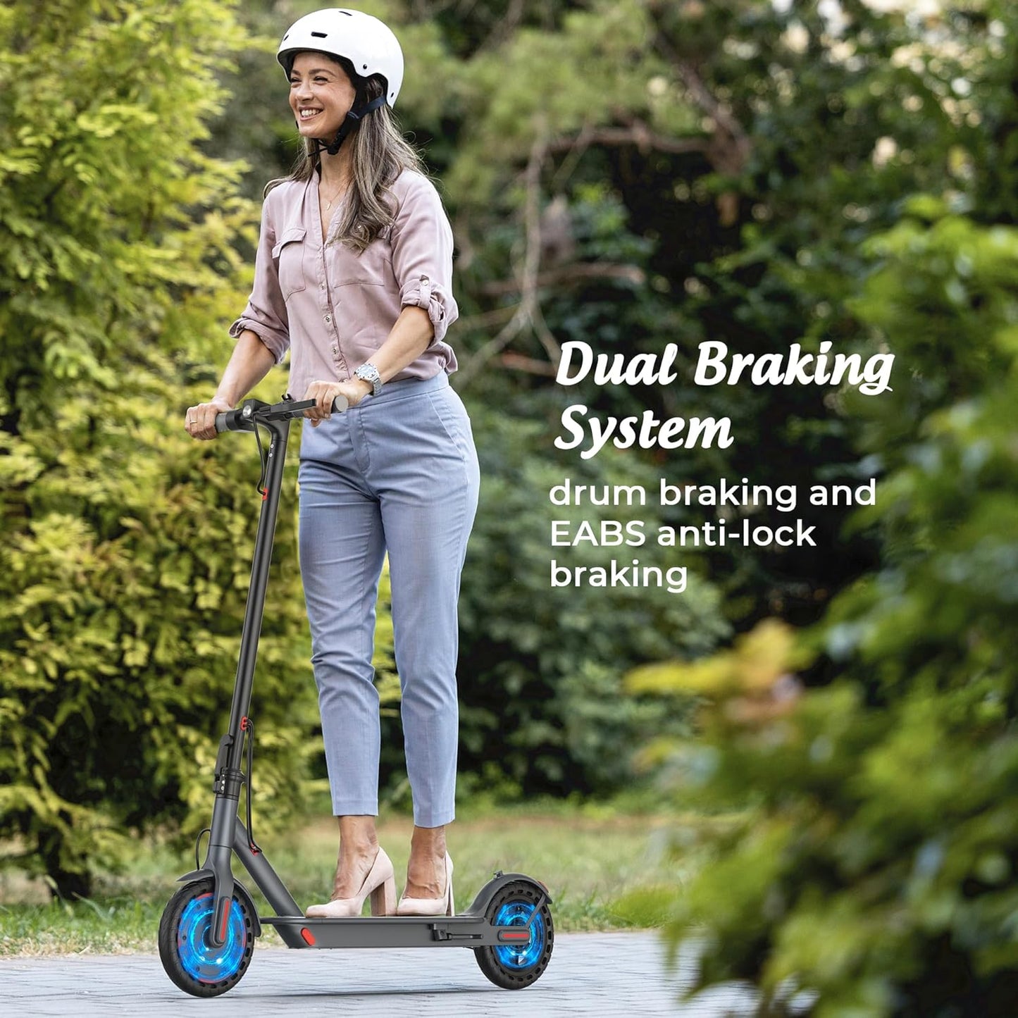 350W Electric Scooter I 19 MPH Folding Commuter E-Scooter encalife