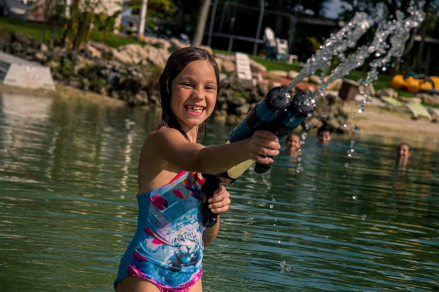 Stream Machine TL-600 Water Gun I 70ft Super Soaker encalife