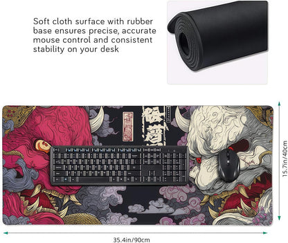 Desk mat Japanese Demon XXL Gaming Pad encalife