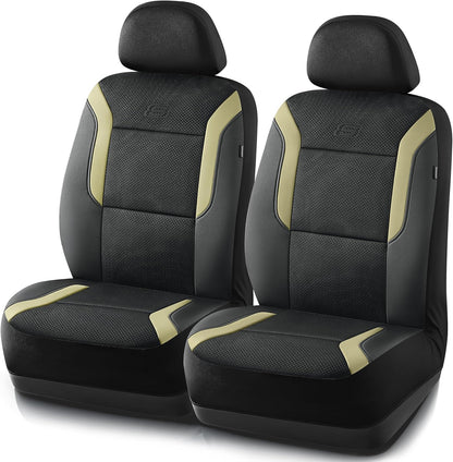 Memory Foam Air Cool Mesh Front Car Seat Covers encalife