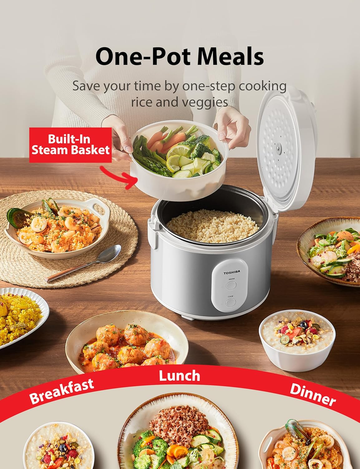 RICE COOKER I TOSHIBA 5.5-Cup encalife