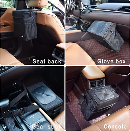 Collapsible Leakproof Car Trash Can Organizer encalife