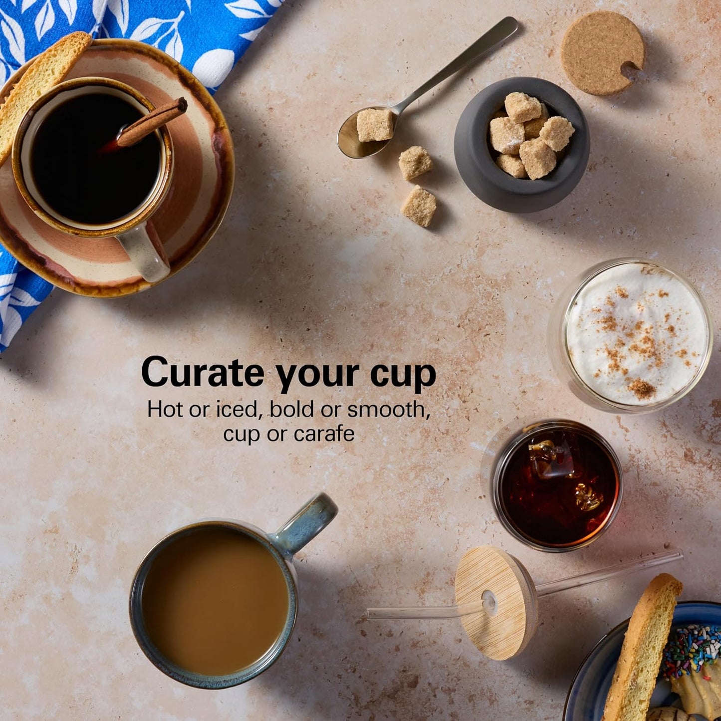2-Way Hot Iced Single Serve Coffee Maker encalife