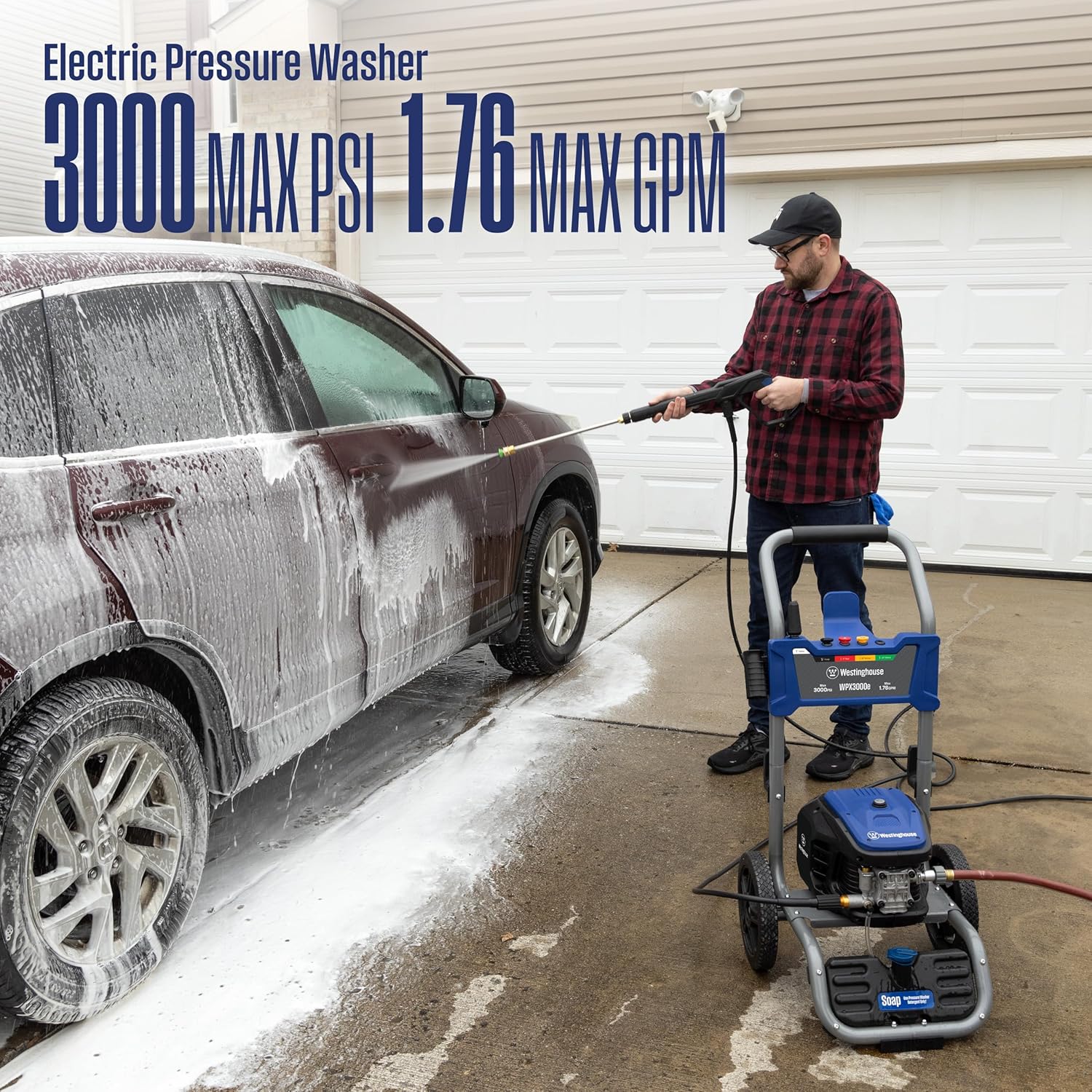 Pressure Washer | 3000 PSI Electric Cleaner encalife