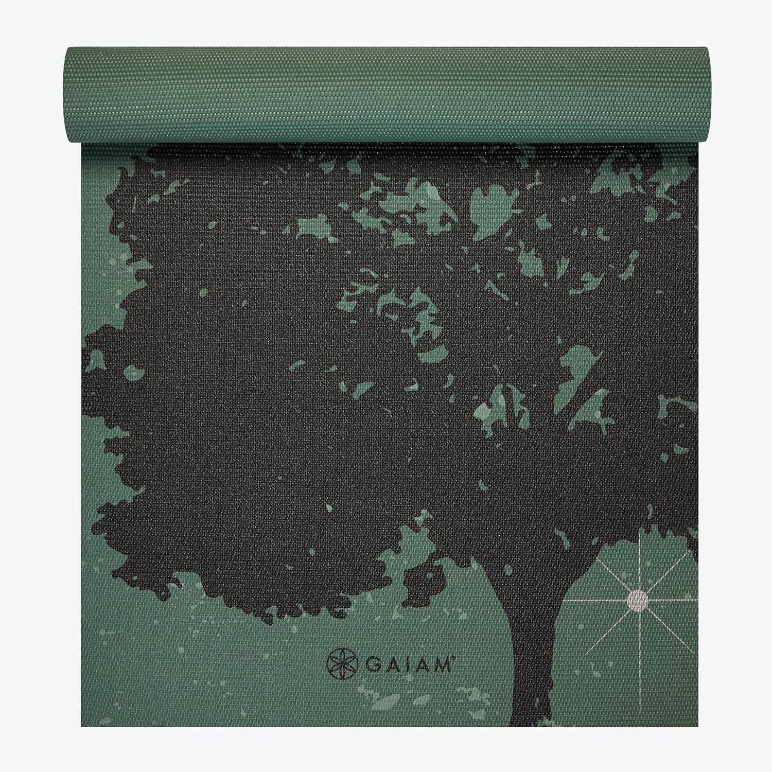 Printed Non-Slip Yoga Mat For Daily Practice encalife