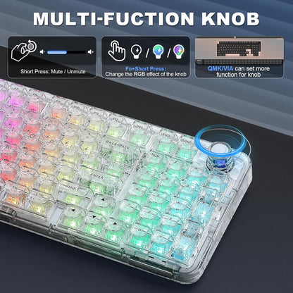 YUNZII X98 Wireless Mechanical Keyboard encalife