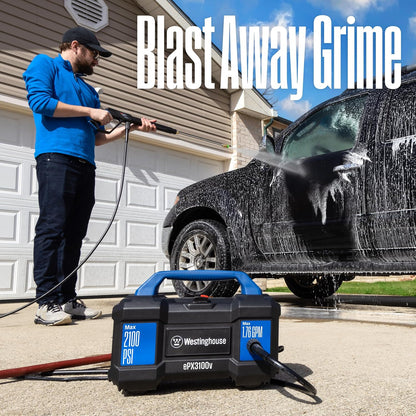 Compact Electric Pressure Washer with Foam Cannon encalife