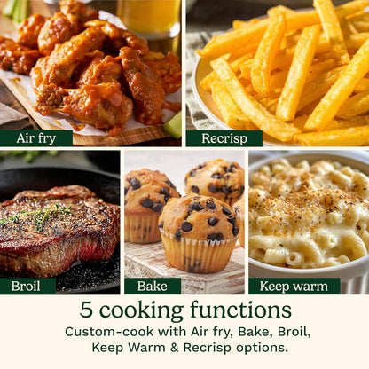 4-Quart Glass Basket ClearView Air Fryer encalife