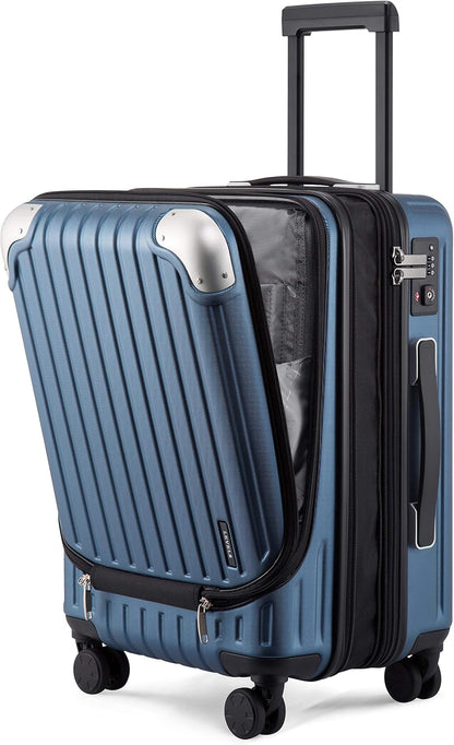 expandable carry on luggage with laptop compartment