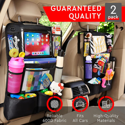 Waterproof Car Backseat Organizer with Tablet Holder encalife