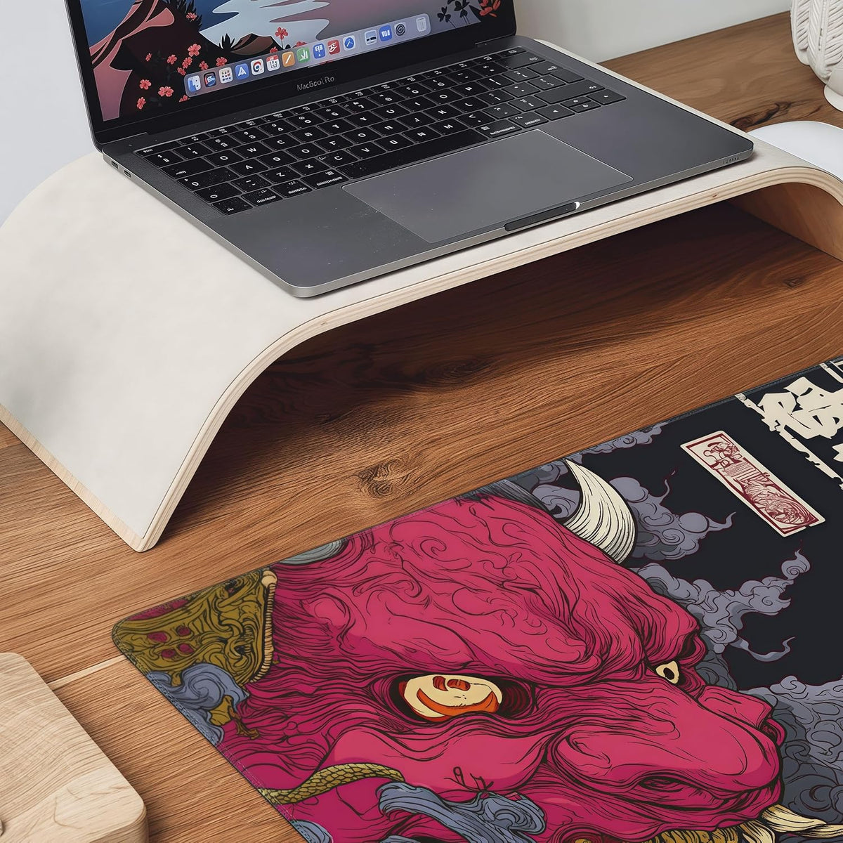 Desk mat Japanese Demon XXL Gaming Pad encalife