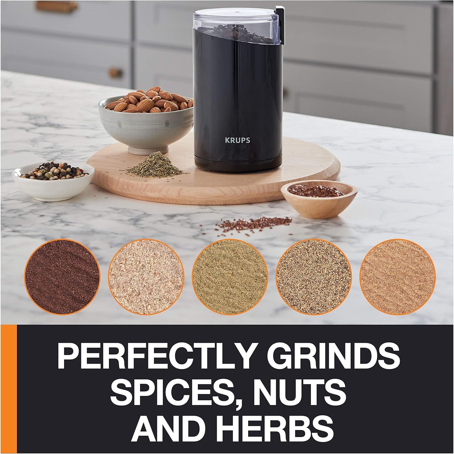 Precision Electric Coffee Grinder – 200W encalife