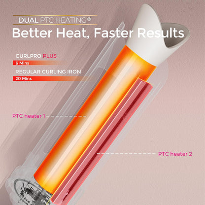 Automatic Curling Iron | TYMO Rapid Heating Rotating Hair Curler encalife