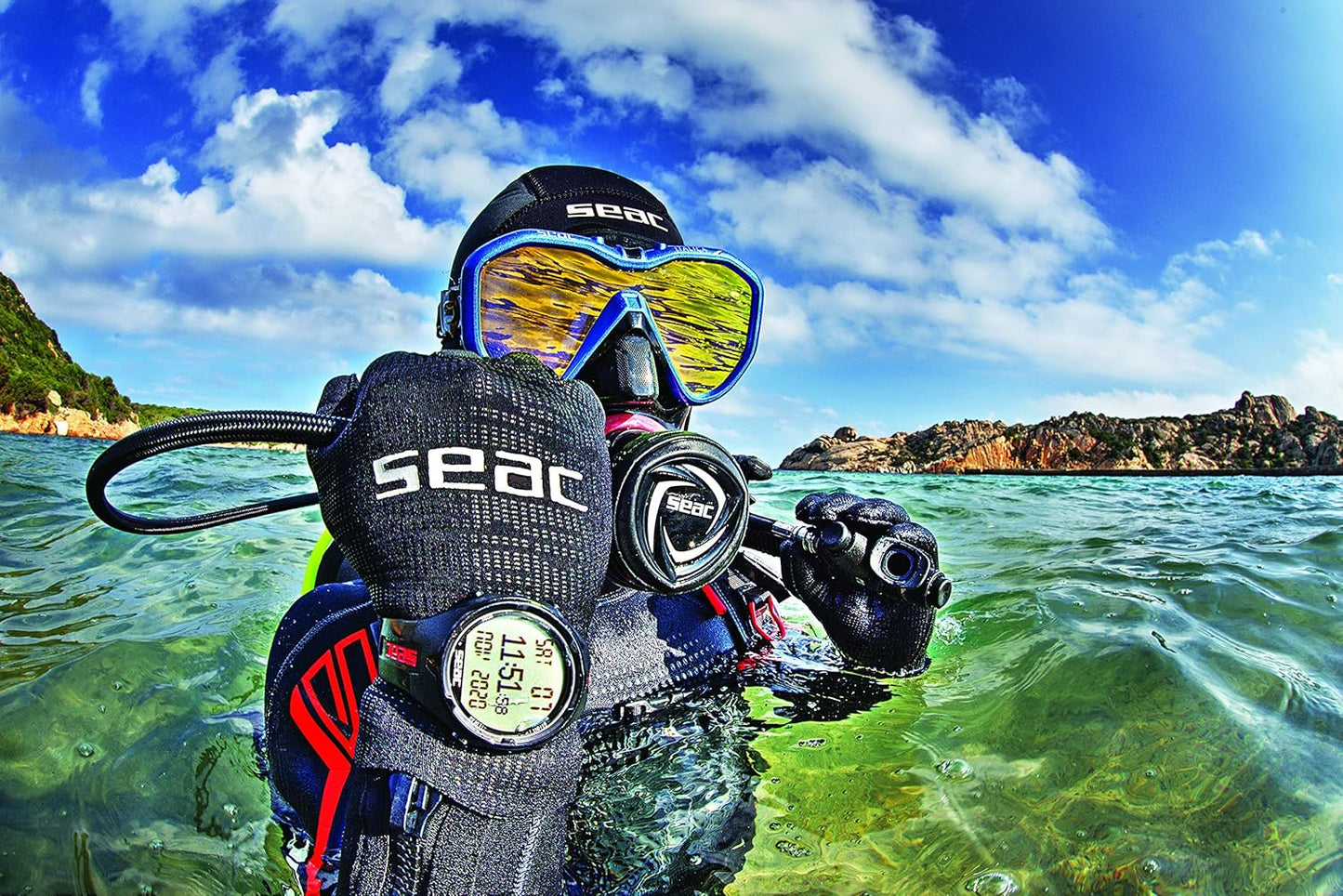 Seac Action Standard Scuba Freediving I Dive Computer encalife