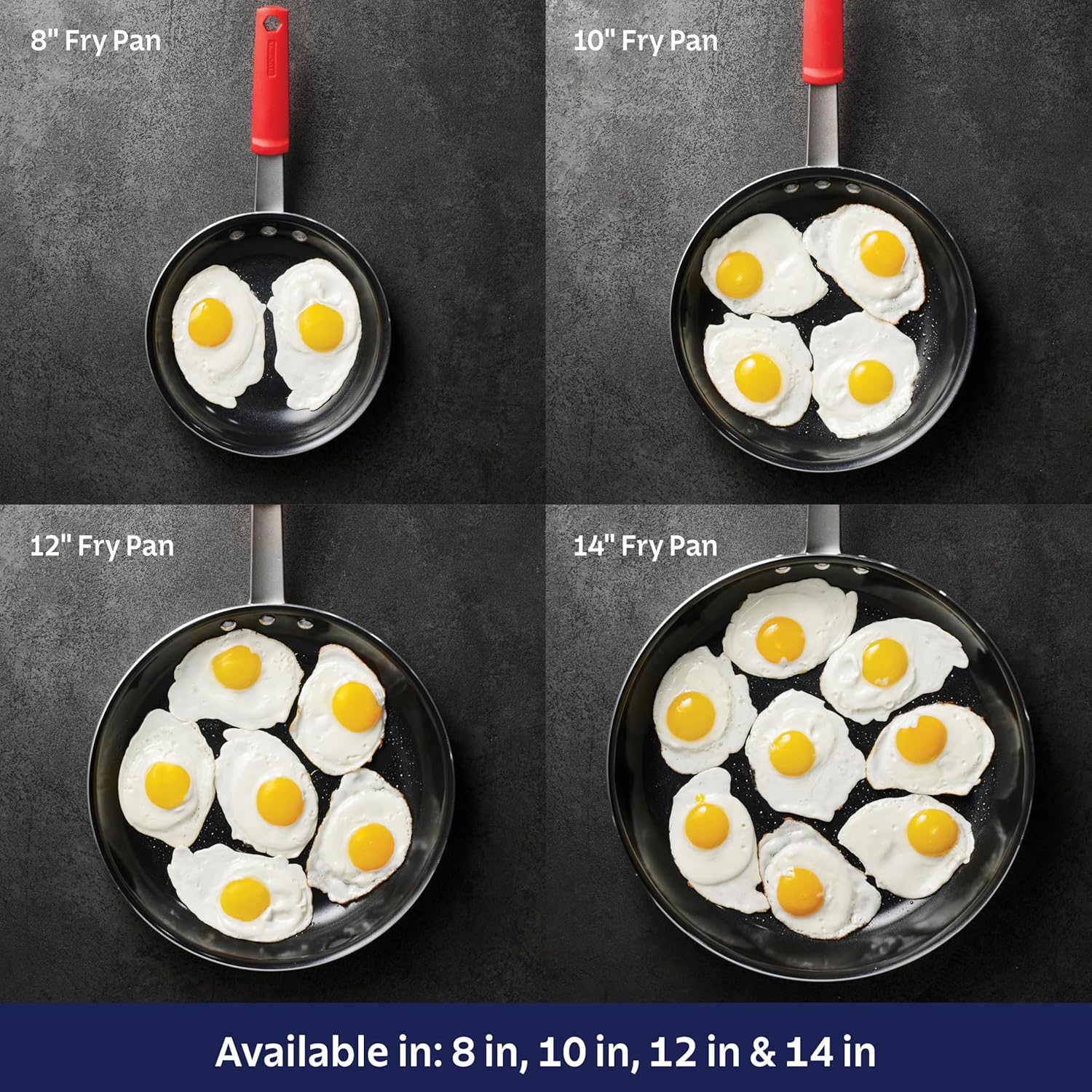 Non-Stick 14-Inch Extra Large Fry Pan encalife