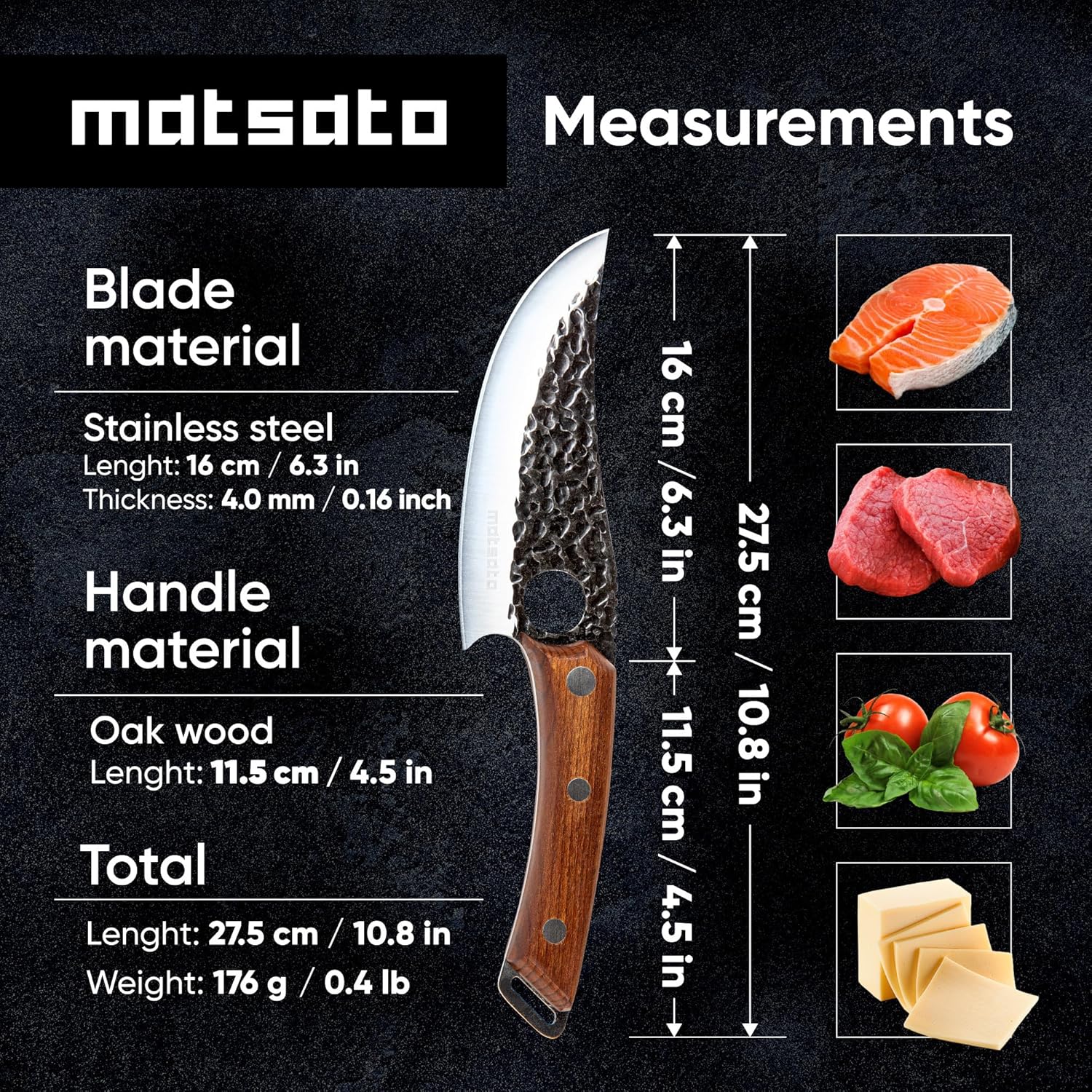 Japanese Chef Knife | 6.3 Inch Kitchen Knife encalife